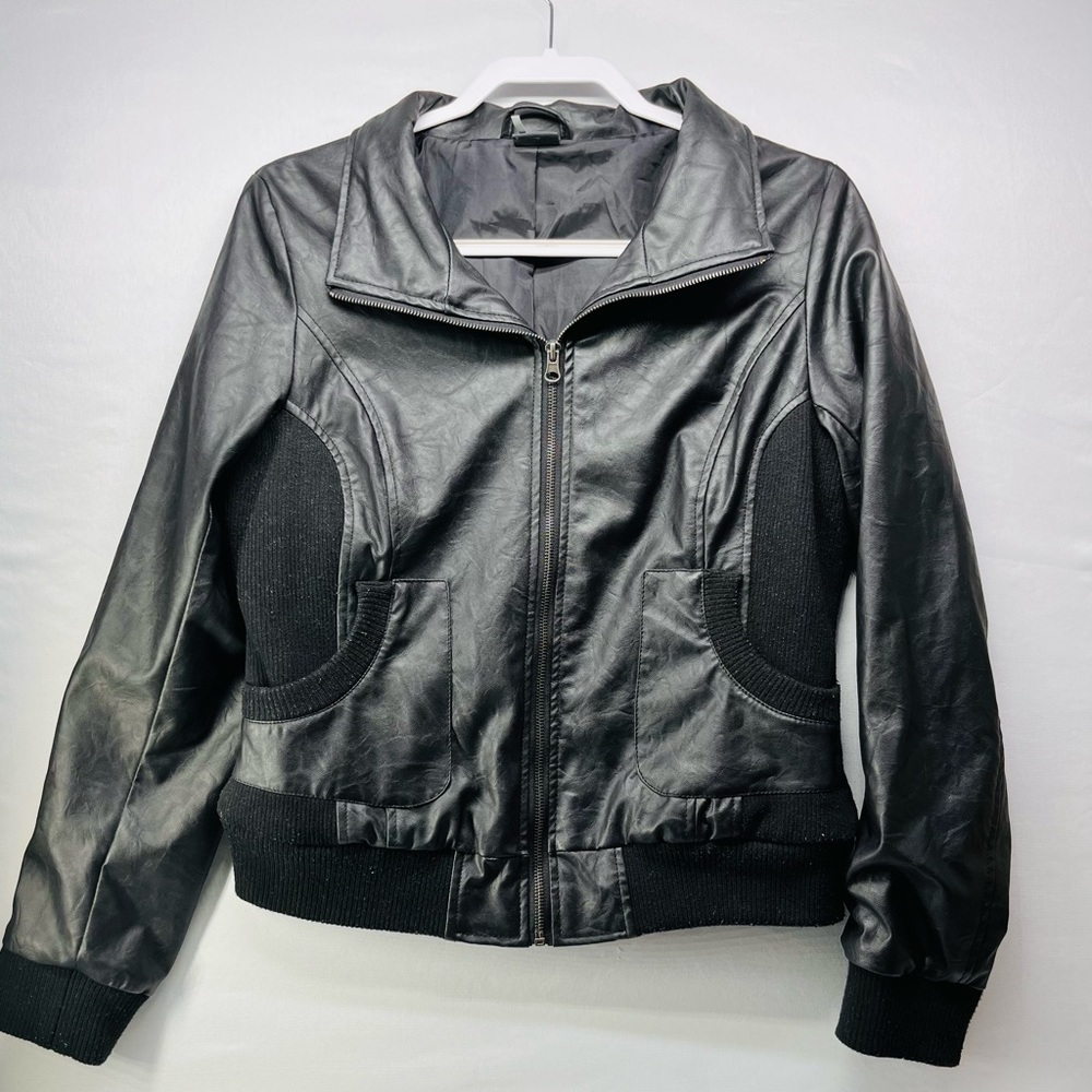 Sparkle &‎ Fade Black bomber Jacket